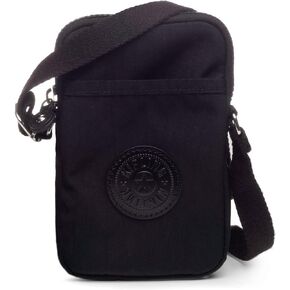 Kipling Women's Tally Minibag, Lightweight Crossbody Mini, Nylon Phone Bag, Black Tonal