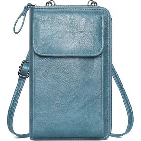 Badiya Small Crossbody Bag for Women, Cell Phone Purse Wallet, Vintage Shoulder Handbags with Credit Card Slots