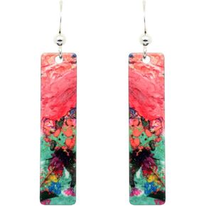 Full of Life Earrings by d'ears Non-Tarnish Sterling Silver French Hook Ear Wire