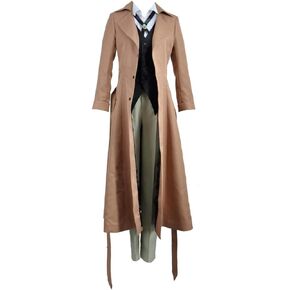 MIAOCOS Bungo Stray Dogs Osamu Dazai Cosplay Costume Men Halloween Outfit Jacket Adult Uniform