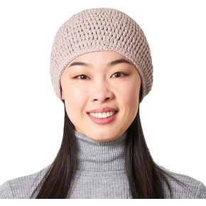 Mens Cotton Beanie Skull Cap - Crochet Kufi Prayer Hat Knit Sensitive Skin Chemo