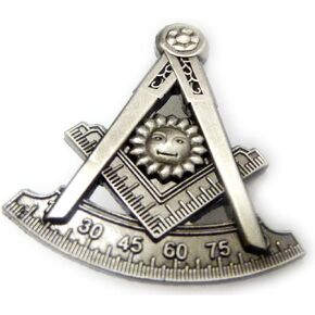 Past Grand Master Lodge Masonic Freemason Hat Jacket Tools Lapel Pin