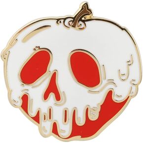 Evil Queen Fans Gift Snow White Poison Apple Enamel Pin Halloween Party Jewelry Poison Villains Inspired Gift