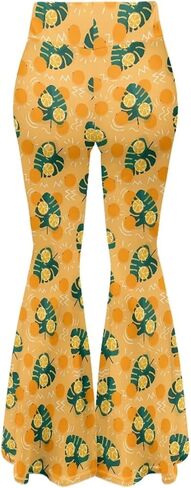 Bulopur Women's Yoga Flared Pants, Soft Lounge Pants for Sports Running, High Waist Tummy Control Workout Pants in Saudi Arabia