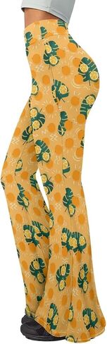 Bulopur Women's Yoga Flared Pants, Soft Lounge Pants for Sports Running, High Waist Tummy Control Workout Pants in Saudi Arabia