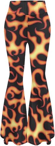 Bulopur Women's Yoga Flared Pants, Soft Lounge Pants for Sports Running, High Waist Tummy Control Workout Pants in Saudi Arabia