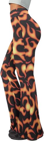 Bulopur Women's Yoga Flared Pants, Soft Lounge Pants for Sports Running, High Waist Tummy Control Workout Pants in Saudi Arabia