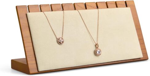 Woodten Solid Wood Jewelry Pendant Necklace Display Stand Props Jewelry Display Stand for Necklace (Grey) in Saudi Arabia