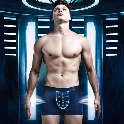 ملابس داخلية للرجال من Ouruikia ملابس داخلية بوكسر مغناطيسية، ملابس داخلية بوكسر وظيفية، ملابس داخلية مشروط قابلة للتنفس in Kuwait