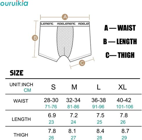 ملابس داخلية للرجال من Ouruikia ملابس داخلية بوكسر مغناطيسية، ملابس داخلية بوكسر وظيفية، ملابس داخلية مشروط قابلة للتنفس in Kuwait