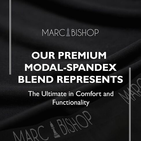 Marc Bishop Men's Underwear Boxer Brief No Fly Mens Briefs Ultra Luxury Performance Soft Moisture-Wicking in Saudi Arabia