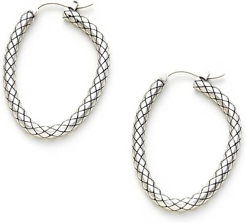 C.Paravano Hoop Earrings for Women | 18K Gold Plated Hoop Earrings | Platinum Hoop Earrings for Women | 925 Sterling Silver Hoop Earrings | Huggie Earrings for Women in Kuwait