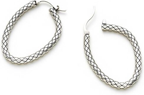 C.Paravano Hoop Earrings for Women | 18K Gold Plated Hoop Earrings | Platinum Hoop Earrings for Women | 925 Sterling Silver Hoop Earrings | Huggie Earrings for Women in Kuwait