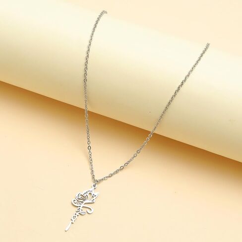 Sister Gifts Butterfly Necklace for Sister Sterling Silver Faith Pendant Necklace for Sister Birthday Gift for Best Friend Christmas Long Distance Jewelry Gifts for Girls Women in Kuwait