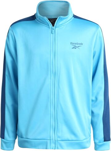 Reebok Boys Joggers Set - 3 Piece Boys Tracksuit Set with Tricot Zip Up Jacket Athletic Cotton T-Shirt and Jogger Sweatpants in Saudi Arabia