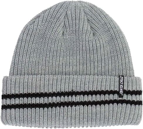 SANTA CRUZ Pit Beanie Long Shoreman Hat HTHR Grey/Blk OS Unisex, Hthr Grey/Blk, One size in Saudi Arabia