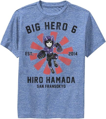 Disney Big Hero 6 Hiro Collegiate Boys Short Sleeve Tee Shirt in Saudi Arabia