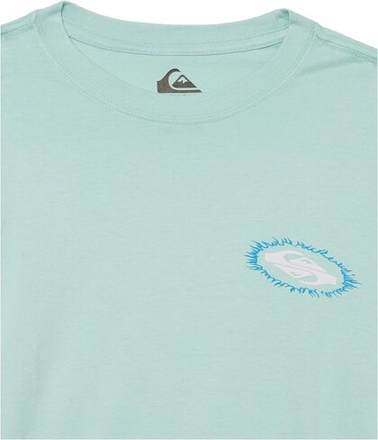 Quiksilver Boy's Vision Short Sleeve Tee Shirt, Pastel Turquoise 233 in Saudi Arabia