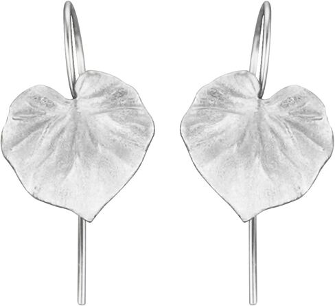 Boho Vintage Leaf Earrings Gold Silver Leaves Plant Dangle Drop Earrings for Women Girls in Saudi Arabia