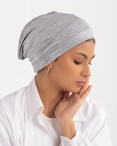 10 قطع من قبعة بيني المترهلة للعلاج الكيميائي قابلة للتمدد للنساء متعددة الالوان، 6 قطع, متعدد الألوان in Kuwait