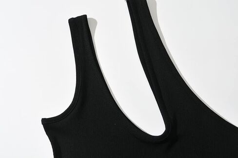 مثير واحد الكتف الأبيض ارتداءها الصيف النساء بلا أكمام التخسيس داخلية سوداء in Kuwait