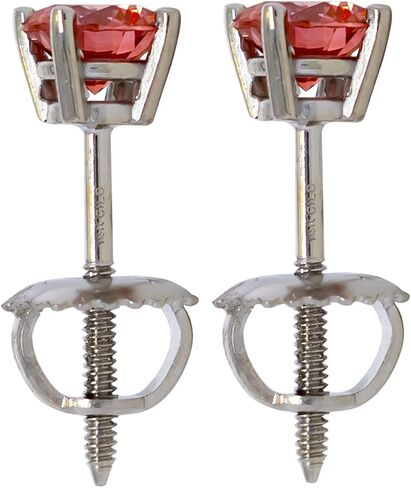 14k Gold Earrings 1.00 Carat Lab-Created Diamond Stud Womens Screw Back VS2-SI1 in Saudi Arabia