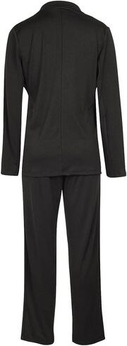 طقم بدلة بليزر نسائي مكون من قطعتين وسروال طويل وأكمام وأزرار وسترة متينة للعمل والعمل غير الرسمي للمكتب باللون الأحمر مقاس كبير in Kuwait