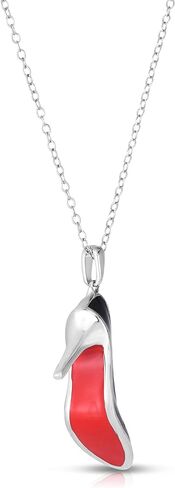 عقد بقلادة عصرية مرصعة بالالماس للنساء، من الفضة الاسترليني عيار 925، لا يسبب الحساسية، تغليف جاهز للهدايا in Kuwait