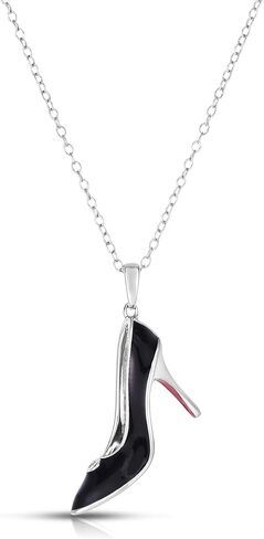 عقد بقلادة عصرية مرصعة بالالماس للنساء، من الفضة الاسترليني عيار 925، لا يسبب الحساسية، تغليف جاهز للهدايا in Kuwait