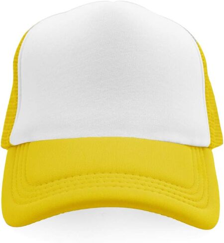 قبعة سائق الشاحنة فارغة من TopTie مكونة من 5 ألواح من الإسفنج الشبكي الأمامي الخلفي بلونين قبعة Snapback لسائقي الشاحنات in Saudi Arabia
