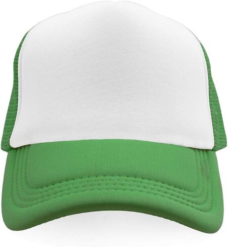 قبعة سائق الشاحنة فارغة من TopTie مكونة من 5 ألواح من الإسفنج الشبكي الأمامي الخلفي بلونين قبعة Snapback لسائقي الشاحنات in Saudi Arabia