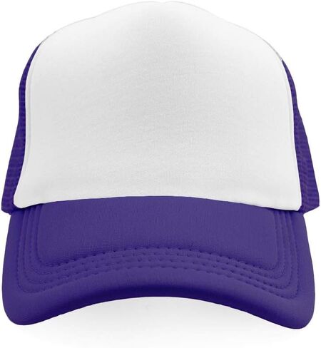 قبعة سائق الشاحنة فارغة من TopTie مكونة من 5 ألواح من الإسفنج الشبكي الأمامي الخلفي بلونين قبعة Snapback لسائقي الشاحنات in Saudi Arabia