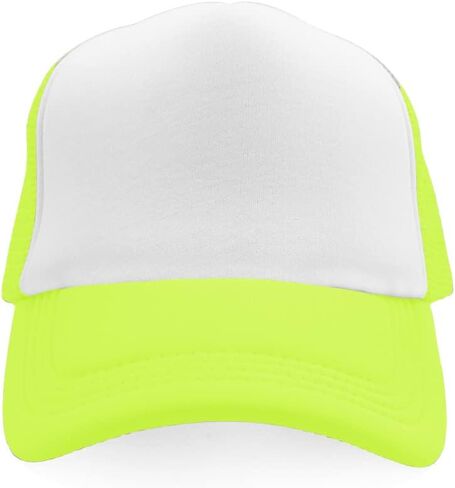 قبعة سائق الشاحنة فارغة من TopTie مكونة من 5 ألواح من الإسفنج الشبكي الأمامي الخلفي بلونين قبعة Snapback لسائقي الشاحنات in Saudi Arabia