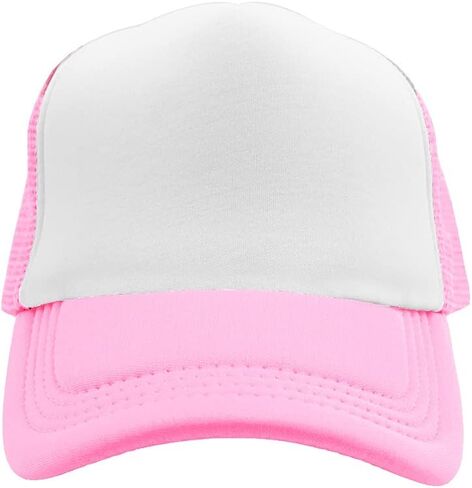قبعة سائق الشاحنة فارغة من TopTie مكونة من 5 ألواح من الإسفنج الشبكي الأمامي الخلفي بلونين قبعة Snapback لسائقي الشاحنات in Saudi Arabia