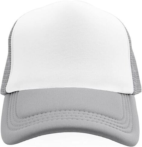 قبعة سائق الشاحنة فارغة من TopTie مكونة من 5 ألواح من الإسفنج الشبكي الأمامي الخلفي بلونين قبعة Snapback لسائقي الشاحنات in Saudi Arabia