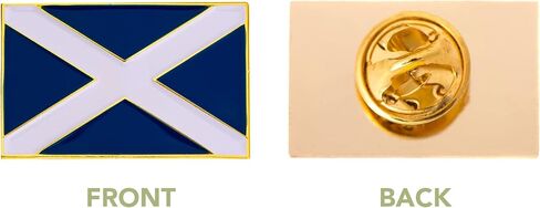 Scotland Flag Lapel Pin Country Enamel Made of Metal Souvenir Hat Men Women Patriotic (Rectangle Pin) in Saudi Arabia