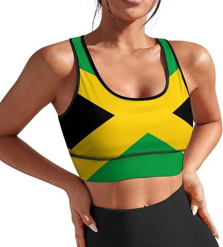 AuHomea Womens Sports Bra Padded Workout Slimming Tank Tops for Women with Built in Bra U Neck Fitness Running Yoga Top in Saudi Arabia