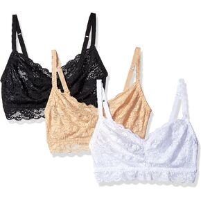 Cosabella Women's Say Never Soft Bra Plus Size 3 Pack Set