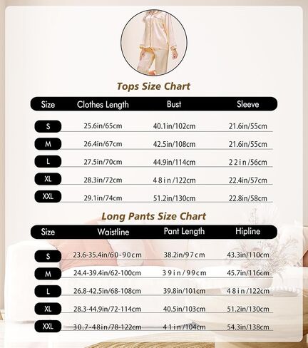 طقم بيجامات حريمي من الساتان والحرير مكون من 5 قطع من MORFORU، قميص بأزرار وأكمام طويلة وسروال قصير وقناع للعين وحلقة شعر in Kuwait