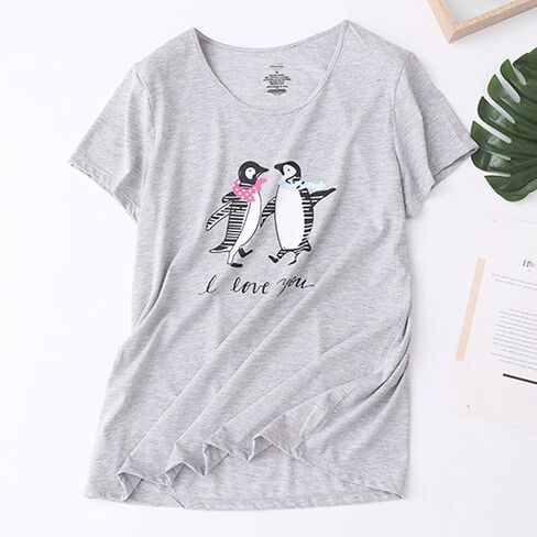 Women's Capri Pajama Set Short Sleeve Pant Pj Sleepwear Soft Cotten Blend Two Piece Pattern in Saudi Arabia
