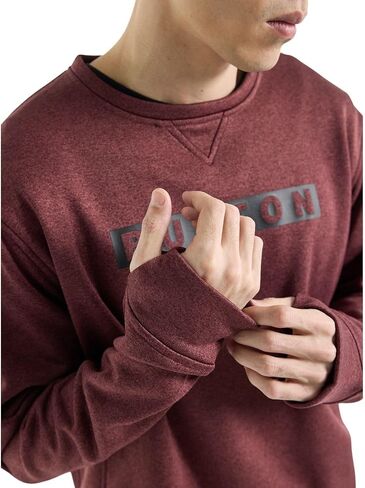 Burton Men's Oak Crewneck Pullover Fleece Sweatshirt in Saudi Arabia