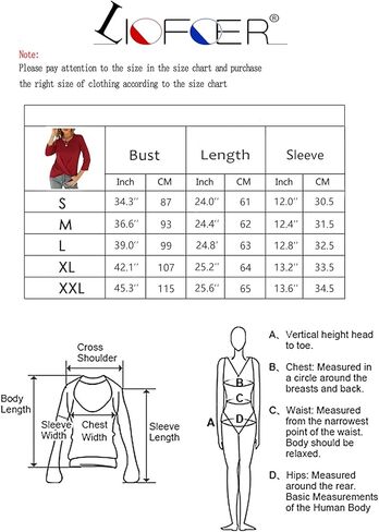LIOFOER Women's 3/4 Sleeve T-Shirt Twist Knot Tunic Tops Round Neck Casual Blouse in Kuwait
