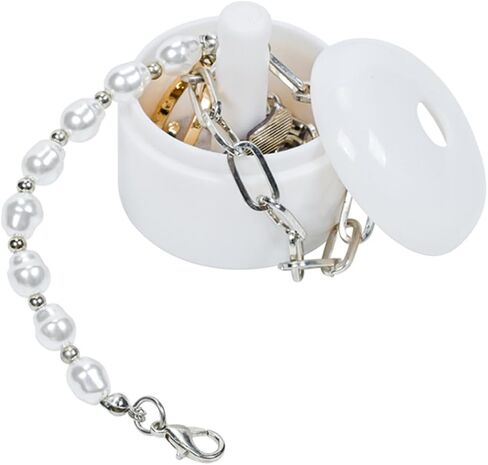 تخزين حامل حلقات المجوهرات أثناء السفر، سلسلة مفاتيح لصندوق المجوهرات، حاوية صغيرة لتنظيم صندوق حبوب السفر للأقراط المرصعة والخواتم (4 عبوات) in Kuwait