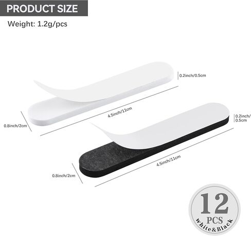 RUEDIGER قبعة حجم المخفض إدراج 12 قطعة ذاتية اللصق رغوة تقليل الشريط القبعات حشو حجم المخفض لقبعات رعاة البقر Fedoras in Kuwait