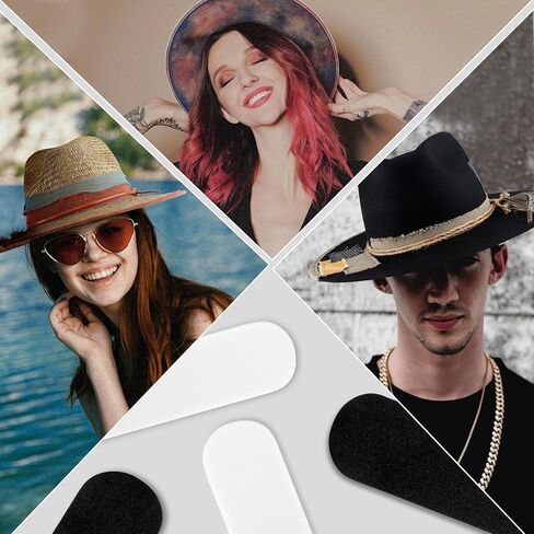 RUEDIGER قبعة حجم المخفض إدراج 12 قطعة ذاتية اللصق رغوة تقليل الشريط القبعات حشو حجم المخفض لقبعات رعاة البقر Fedoras in Kuwait