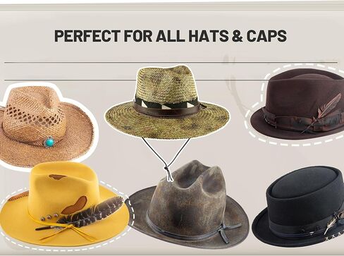 RUEDIGER قبعة حجم المخفض إدراج 12 قطعة ذاتية اللصق رغوة تقليل الشريط القبعات حشو حجم المخفض لقبعات رعاة البقر Fedoras in Kuwait