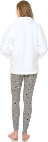 TowelSelections Women's Bed Jacket Zip Front Cardigan Fleece Robe Lounge Coverup in Kuwait