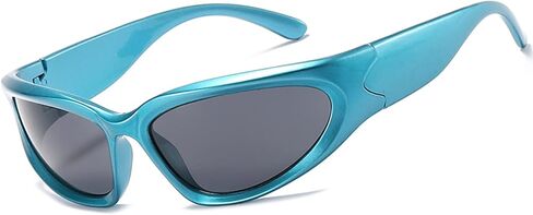 LASPOR Wrap Around Sport Sunglasses for Women Men Sport Shades Glasses Y2K Sunglasses in Saudi Arabia