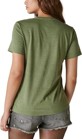 Lucky Brand Women's Hendrix Floral Classic Crew Tee in Saudi Arabia