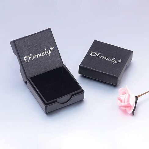 أقراط متدلية من الفولاذ المقاوم للصدأ باللون الفيروزي للنساء والفتيات أقراط متدلية من الأحجار الكريمة 10 مم in Kuwait